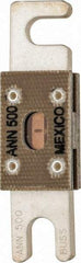 Cooper Bussmann - 500 Amp Non-Time Delay Fast-Acting Forklift & Truck Fuse - 125VAC, 80VDC, 3.18" Long x 0.75" Wide, Littelfuse CNN500, Bussman ANN-500, Ferraz Shawmut CNN500 - USA Tool & Supply