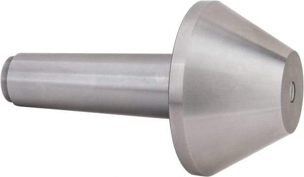 Riten - MT6 Taper Shank, 6-1/2" Head Diam Live Center - 4-5/16" Head Length, 3" Point Diam, 4-15/16" Point Len, 4,800 Lb Max Workpc, Bull Nose Point - USA Tool & Supply