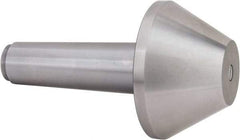 Riten - MT6 Taper Shank, 6-1/2" Head Diam Live Center - 4-5/16" Head Length, 3" Point Diam, 4-15/16" Point Len, 4,800 Lb Max Workpc, Bull Nose Point - USA Tool & Supply