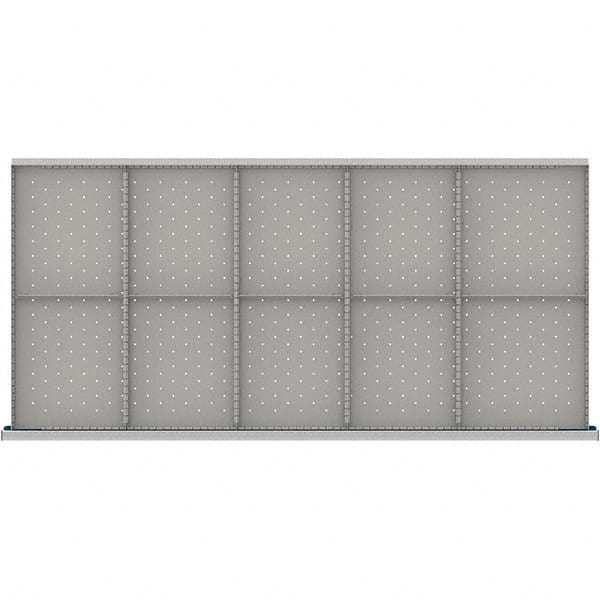 LISTA - 10-Compartment Drawer Divider Layout for 3.15" High Drawers - USA Tool & Supply