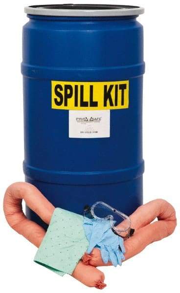 PRO-SAFE - Hazardous Materials Spill Kit - 30 Gal Drum - USA Tool & Supply