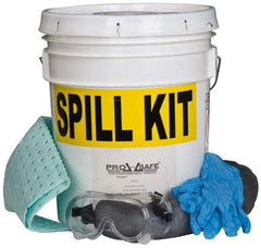 PRO-SAFE - Hazardous Materials Spill Kit - 5 Gal Pail - USA Tool & Supply