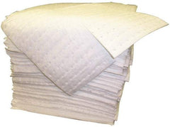 PRO-SAFE - 30 Gal Capacity per Package, Oil Only Pad - 17" Long x 15" Wide, White, Polypropylene - USA Tool & Supply