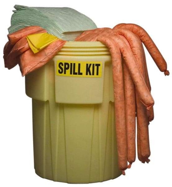 PRO-SAFE - Hazardous Materials Spill Kit - 95 Gal Polyethylene Overpack Container - USA Tool & Supply
