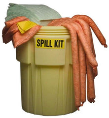 PRO-SAFE - Hazardous Materials Spill Kit - 95 Gal Polyethylene Overpack Container - USA Tool & Supply