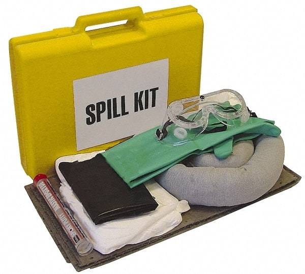 PRO-SAFE - Oil Only Spill Kit - Polypropylene Case - USA Tool & Supply