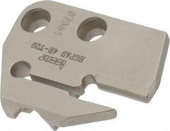 Iscar - 4 to 4.76mm Groove Width, 20mm Max Depth of Cut, Right Hand Cut, HGPAD Indexable Grooving Blade - DGN 4, GRIP 4.. Insert Style, Series Heli-Grip - USA Tool & Supply