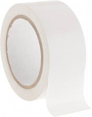 NMC - White Solid Color Vinyl Tape - 2" Wide x 108' Long x 0.002" Thick, General Traffic - USA Tool & Supply