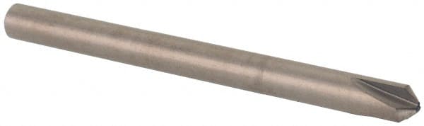 SGS - 1/8" Head Diam, 1/8" Shank Diam, 3 Flute 90° Solid Carbide Countersink - USA Tool & Supply