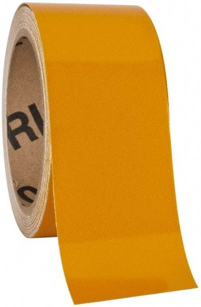 NMC - Yellow Solid Color Vinyl Tape - 2" Wide x 30' Long x 0.002" Thick, General Traffic - USA Tool & Supply