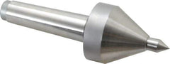 Riten - MT4 Taper Shank, 2-5/8" Head Diam 685 Lb Capacity Live Center - 4,000 Max RPM, 3-7/8" Head Length, 5/8" Point Diam, 15/16" Point Len, 685 Lb Max Workpc, 3-7/8" OAL, Pipe Nose Point - USA Tool & Supply