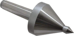 Riten - MT4 Taper Shank, 3-1/2" Head Diam 1,165 Lb Capacity Live Center - 3,500 Max RPM, 3-7/8" Head Length, 3/4" Point Diam, 1-1/8" Point Len, 1,165 Lb Max Workpc, 3-7/8" OAL, Pipe Nose Point - USA Tool & Supply