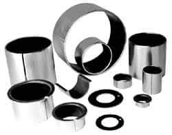 TriStar - 3/16" Inside x 1/4" Outside Diam, Steel/PTFE Sleeve Bearing - 3/8" OAL - USA Tool & Supply