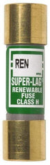 Cooper Bussmann - 250 VAC, 6 Amp, Time Delay Renewable Fuse - Fuse Holder Mount, 50.8mm OAL, 10 (RMS) kA Rating, 9/16" Diam - USA Tool & Supply
