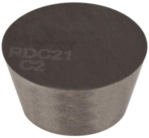 Cutting Tool Technologies - RDC21 Grade I22 Carbide Milling Insert - Uncoated, 1/8" Thick, 1/4" Inscribed Circle - USA Tool & Supply