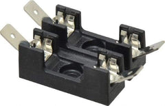 Cooper Bussmann - 2 Pole, 300 VAC/VDC, 30 Amp, Bolt-in Fuse Block - 1/4 Inch Diameter x 1-1/4 Inch Fuse Length, 2 Inch Long x 1-1/8 Inch Wide x 14.3mm High Block, 266°F - USA Tool & Supply