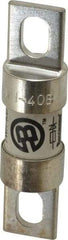 Cooper Bussmann - 500 VAC/VDC, 40 Amp, Fast-Acting Semiconductor/High Speed Fuse - Bolt-on Mount, 3-3/16" OAL, 200 (RMS Symmetrical), 50 at DC kA Rating, 13/16" Diam - USA Tool & Supply