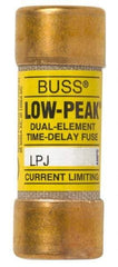 Cooper Bussmann - 300 VDC, 600 VAC, 9 Amp, Time Delay General Purpose Fuse - Fuse Holder Mount, 2-1/4" OAL, 100 at DC, 300 at AC (RMS) kA Rating, 13/16" Diam - USA Tool & Supply