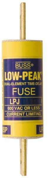 Cooper Bussmann - 300 VDC, 600 VAC, 400 Amp, Time Delay General Purpose Fuse - Bolt-on Mount, 7-1/8" OAL, 100 at DC, 300 at AC (RMS) kA Rating, 2" Diam - USA Tool & Supply