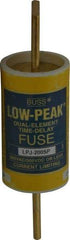 Cooper Bussmann - 300 VDC, 600 VAC, 200 Amp, Time Delay General Purpose Fuse - Bolt-on Mount, 5-3/4" OAL, 100 at DC, 300 at AC (RMS) kA Rating, 1-5/8" Diam - USA Tool & Supply