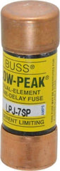 Cooper Bussmann - 300 VDC, 600 VAC, 7 Amp, Time Delay General Purpose Fuse - Fuse Holder Mount, 2-1/4" OAL, 100 at DC, 300 at AC (RMS) kA Rating, 13/16" Diam - USA Tool & Supply