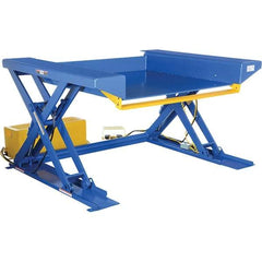 Vestil - 2,000 Lb Capacity Hydraulic Scissor Ground Lift Scissor - 1/2" to 48" Lift Height, 73" Platform Length x 44" Platform Width - USA Tool & Supply
