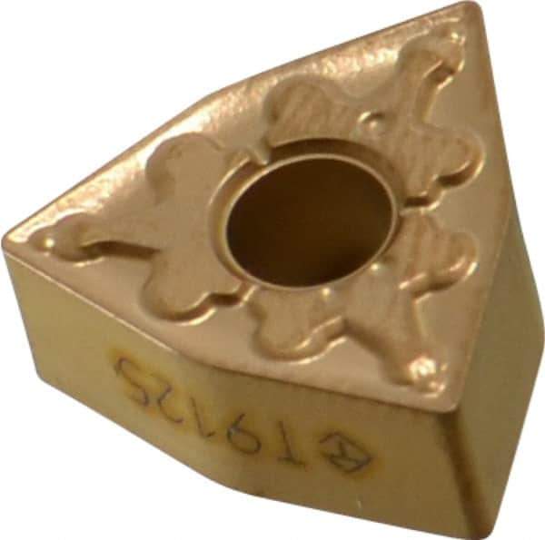 Tungaloy - WNMG331 TM Grade T9125 Carbide Turning Insert - TiCN/Al2O3 Finish, 80° Trigon, 3/8" Inscr Circle, 3/16" Thick, 1/64" Corner Radius - USA Tool & Supply
