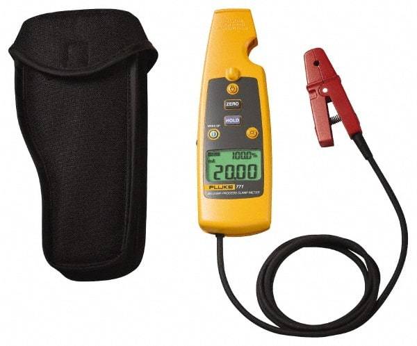 Fluke - 771, CAT II, Digital mA Process Clamp Meter with 0.1772" Detachable Jaws - Measures Current - USA Tool & Supply