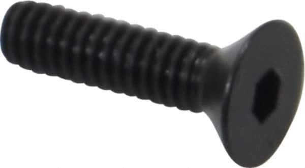 Holo-Krome - #5-40 UNC Hex Socket Drive, 82° Flat Screw - Alloy Steel, Black Oxide Finish, Fully Threaded, 1/2" OAL - USA Tool & Supply