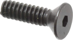 Holo-Krome - #6-32 UNC Hex Socket Drive, 82° Flat Screw - Alloy Steel, Black Oxide Finish, Fully Threaded, 1/2" OAL - USA Tool & Supply