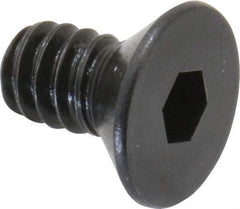 Holo-Krome - #10-24 UNC Hex Socket Drive, 82° Flat Screw - Alloy Steel, Black Oxide Finish, Fully Threaded, 3/8" OAL - USA Tool & Supply