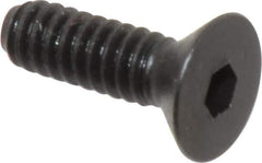 Holo-Krome - #10-24 UNC Hex Socket Drive, 82° Flat Screw - Alloy Steel, Black Oxide Finish, Fully Threaded, 5/8" OAL - USA Tool & Supply