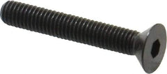 Holo-Krome - #10-32 UNF Hex Socket Drive, 82° Flat Screw - Alloy Steel, Black Oxide Finish, Fully Threaded, 1-1/4" OAL - USA Tool & Supply