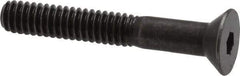 Holo-Krome - 1/4-20 UNC Hex Socket Drive, 82° Flat Screw - Alloy Steel, Black Oxide Finish, Partially Threaded, 1-3/4" OAL - USA Tool & Supply
