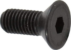 Holo-Krome - 1/4-28 UNF Hex Socket Drive, 82° Flat Screw - Alloy Steel, Black Oxide Finish, Fully Threaded, 5/8" OAL - USA Tool & Supply