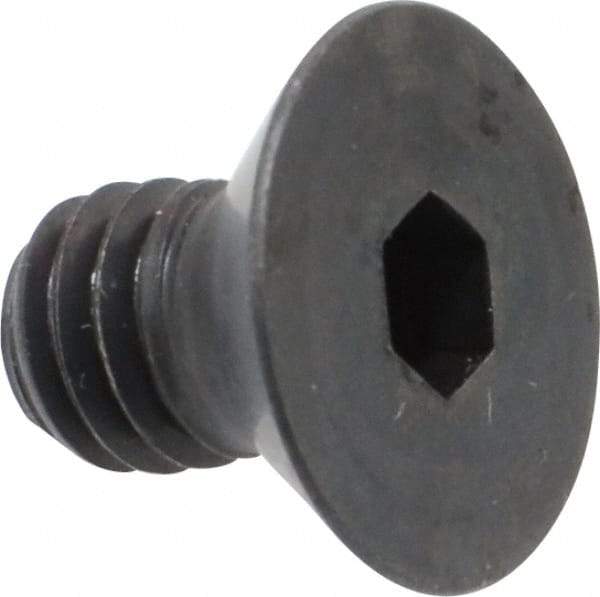 Holo-Krome - 5/16-18 UNC Hex Socket Drive, 82° Flat Screw - Alloy Steel, Black Oxide Finish, Fully Threaded, 1/2" OAL - USA Tool & Supply