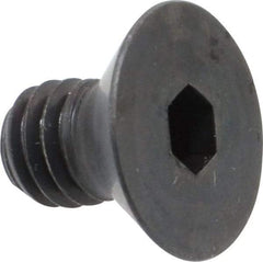 Holo-Krome - 5/16-18 UNC Hex Socket Drive, 82° Flat Screw - Alloy Steel, Black Oxide Finish, Fully Threaded, 1/2" OAL - USA Tool & Supply