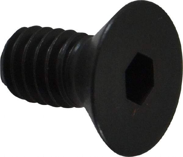 Holo-Krome - 5/16-18 UNC Hex Socket Drive, 82° Flat Screw - Alloy Steel, Black Oxide Finish, Fully Threaded, 5/8" OAL - USA Tool & Supply