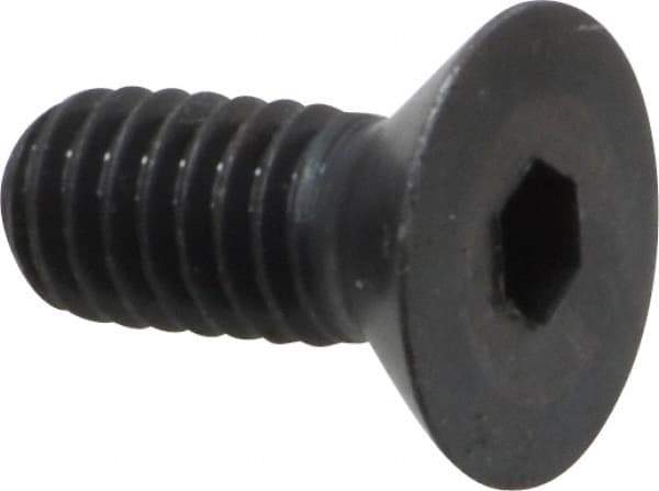 Holo-Krome - 5/16-18 UNC Hex Socket Drive, 82° Flat Screw - Alloy Steel, Black Oxide Finish, Fully Threaded, 3/4" OAL - USA Tool & Supply