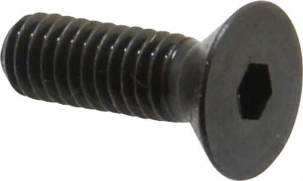 Holo-Krome - 5/16-18 UNC Hex Socket Drive, 82° Flat Screw - Alloy Steel, Black Oxide Finish, Fully Threaded, 1" OAL - USA Tool & Supply