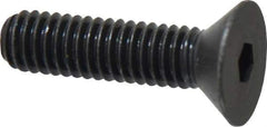 Holo-Krome - 5/16-18 UNC Hex Socket Drive, 82° Flat Screw - Alloy Steel, Black Oxide Finish, Fully Threaded, 1-1/4" OAL - USA Tool & Supply