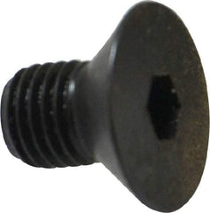 Holo-Krome - 5/16-24 UNF Hex Socket Drive, 82° Flat Screw - Alloy Steel, Black Oxide Finish, Fully Threaded, 1/2" OAL - USA Tool & Supply