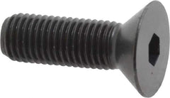 Holo-Krome - 5/16-24 UNF Hex Socket Drive, 82° Flat Screw - Alloy Steel, Black Oxide Finish, Fully Threaded, 1" OAL - USA Tool & Supply