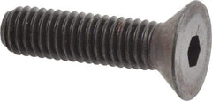 Holo-Krome - 3/8-16 UNC Hex Socket Drive, 82° Flat Screw - Alloy Steel, Black Oxide Finish, Fully Threaded, 1-1/2" OAL - USA Tool & Supply