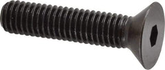 Holo-Krome - 3/8-16 UNC Hex Socket Drive, 82° Flat Screw - Alloy Steel, Black Oxide Finish, Fully Threaded, 1-3/4" OAL - USA Tool & Supply