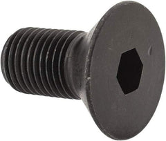 Holo-Krome - 3/8-24 UNF Hex Socket Drive, 82° Flat Screw - Alloy Steel, Black Oxide Finish, Fully Threaded, 3/4" OAL - USA Tool & Supply