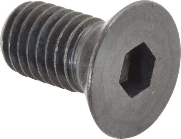 Holo-Krome - 1/2-13 UNC Hex Socket Drive, 82° Flat Screw - Alloy Steel, Black Oxide Finish, Fully Threaded, 1" OAL - USA Tool & Supply