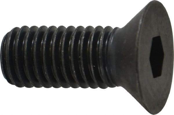 Holo-Krome - 1/2-13 UNC Hex Socket Drive, 82° Flat Screw - Alloy Steel, Black Oxide Finish, Fully Threaded, 1-1/4" OAL - USA Tool & Supply