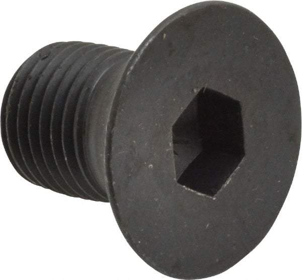 Holo-Krome - 1/2-20 UNF Hex Socket Drive, 82° Flat Screw - Alloy Steel, Black Oxide Finish, Fully Threaded, 3/4" OAL - USA Tool & Supply