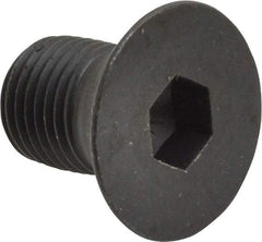 Holo-Krome - 1/2-20 UNF Hex Socket Drive, 82° Flat Screw - Alloy Steel, Black Oxide Finish, Fully Threaded, 3/4" OAL - USA Tool & Supply